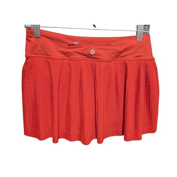 LULULEMON ATHLETICA Pleat To The Street Skirt II In Alarming Size 8 - Picture 6 of 6